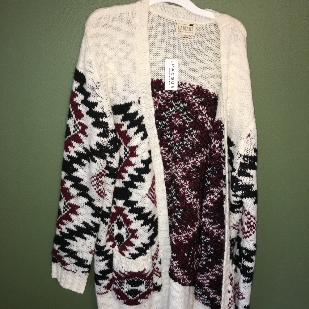 Oversized knit sweater